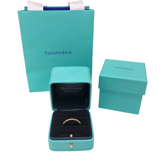 ティファニー リング  クラシックバンド Au750 19号 TIFFANY&Co.