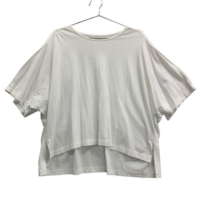 美品◆イッセイ ミヤケ 半袖 カットソー IM21JK7 ホワイト サイズ2 レディース ISSEY MIYAKE 【AFB10】