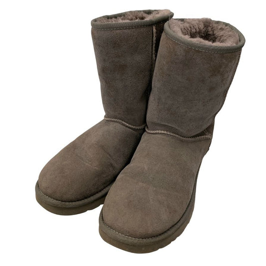 アグ クラシック ショート シープスキン ムートンブーツ SN 5800 メンズ US10 グレー UGG 約28.0cm【AFC35】