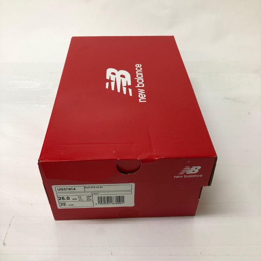 ニューバランス ゴルフ シューズ 574 スパイクレス ホワイト サイズ26cm メンズ New Balance 約26.0cm【AFD12】