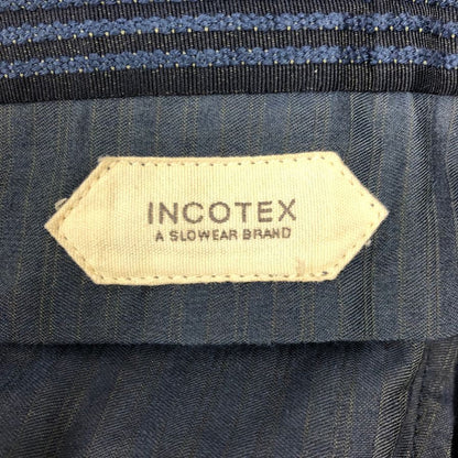 インコテックス スラックス SUPER130's Pattern30 ネイビー メンズ サイズ48 INCOTEX 【AFB1】
