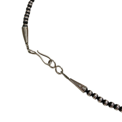 インディアンジュエリー ネックレス ナバホパール シルバー925 約50cm シルバー系 メンズ Indian jewelry【AFI13】