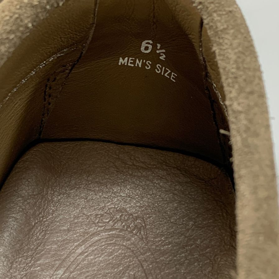 トッズ ドライビングシューズ タッセル スエード メンズ グレー サイズ6.5 TOD‘S 約25.5cm【AFD7】