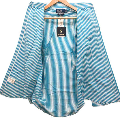 ポロ ラルフローレン 長袖シャツ ストライプ ブルー系 メンズ サイズ39 POLO by RALPH LAUREN【LA】