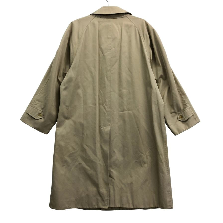 中古◆バーバリー バルカラーコート 旧タグ イングランド製 ライナー付き カーキ メンズ サイズ165 Burberry 【AFA15】