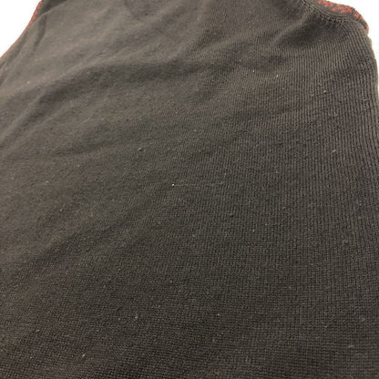 美品◆クリスチャンディオール ノースリーブトップス ブティック ジョンガリアーノ期  刺繍  レディース ブラック サイズ2  Christian Dior 【AFB11】