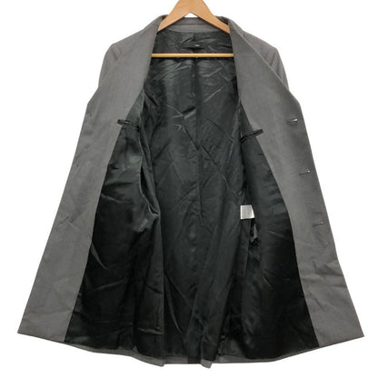 美品◆ノット 3Bテーラードジャケット ロング丈 ウール グレー メンズ サイズ1 KNOTT 【AFB9】