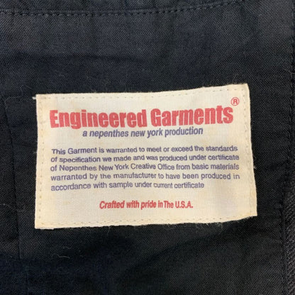 美品◆エンジニアドガーメンツ キルティングジャケット ウール ブラック メンズ サイズXS Engineered Garments 【AFB47】