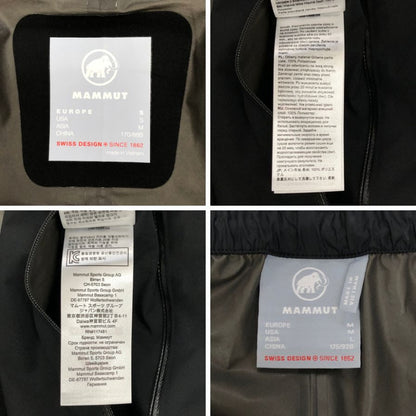 マムート レインスーツ 上下 1010-26551 CLIMATE Rain Suit AF Men ブラック メンズ サイズS MAMMUT【AFB29】