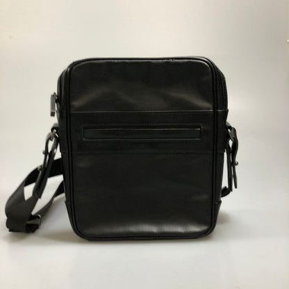 ダンヒル ショルダー バッグ レザー×キャンバス加工 コンビ C0128 メンズ ブラック Dunhill【AFE2】