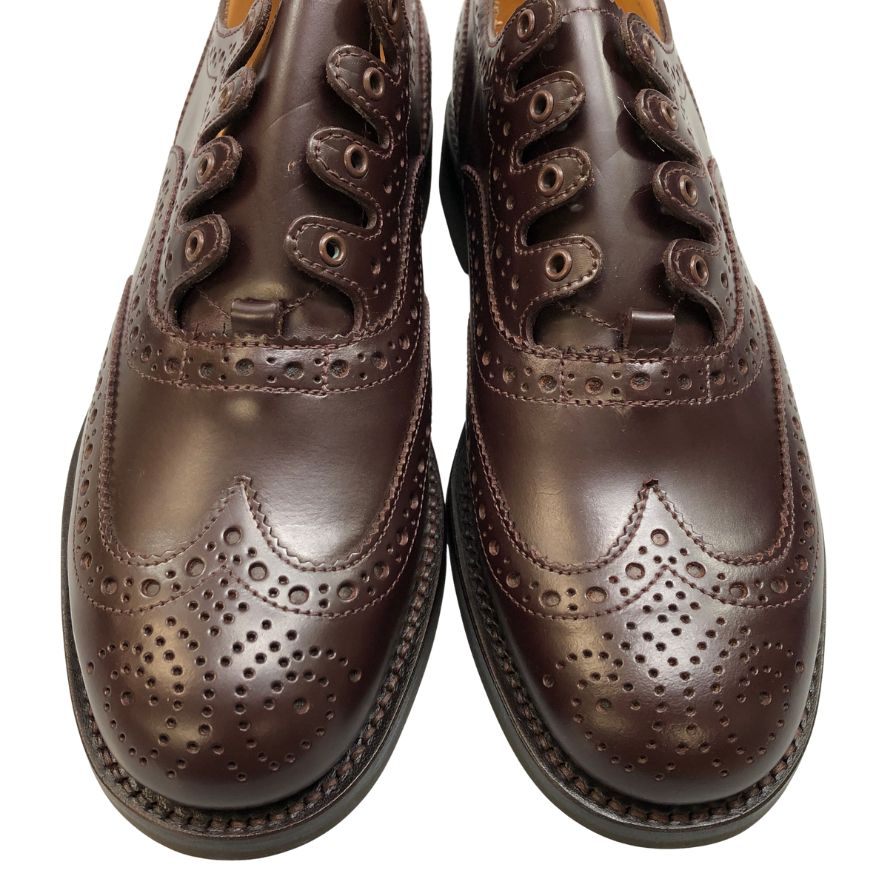 サンダース ギリーシューズ  ウィングチップ  9734R メンズ サイズ 7 ブラウン SANDERS 約26.0cm【AFD9】