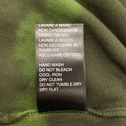 新品同様◆ロベルトコリーナ ポロシャツ 半袖 コットン ニット グラデーション グリーン メンズ サイズ48 roberto collina 【AFB2】