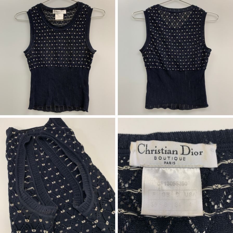 クリスチャンディオール アンサンブル ガリアーノ期 レディース サイズ40 ブラック Christian Dior【AFB36】【中古】