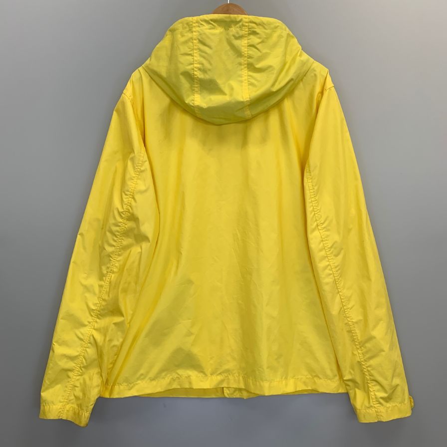中古◆ブルックスブラザーズ ジャケット ナイロン 裏地チェック イエロー メンズ サイズXL Brooks Brothers 【AFB30】