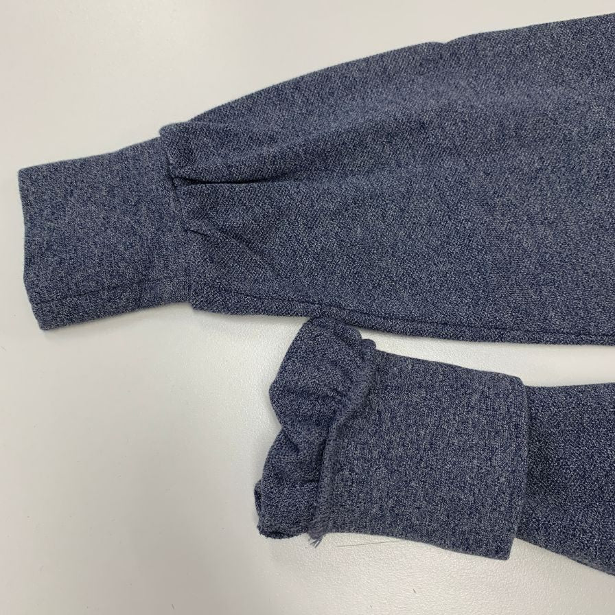 極美品◆ラコステ ポロシャツ 長袖 L1313A クラシックフィット コットン ブルー系 サイズFR3  LACOSTE 【AFB9】