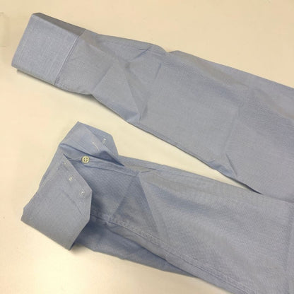 極美品◆サルトリア イタリアーナ ワイシャツ ブルー系 メンズ サイズ40 sartoria italiana 【AFB38】