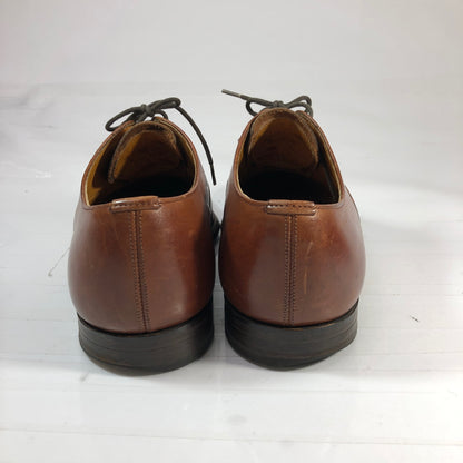 グレンソン レザーシューズ ストレートチップ 22346 カーフ ブラウン  サイズUK5.5F GRENSON 約24.0cm【AFC44-2】