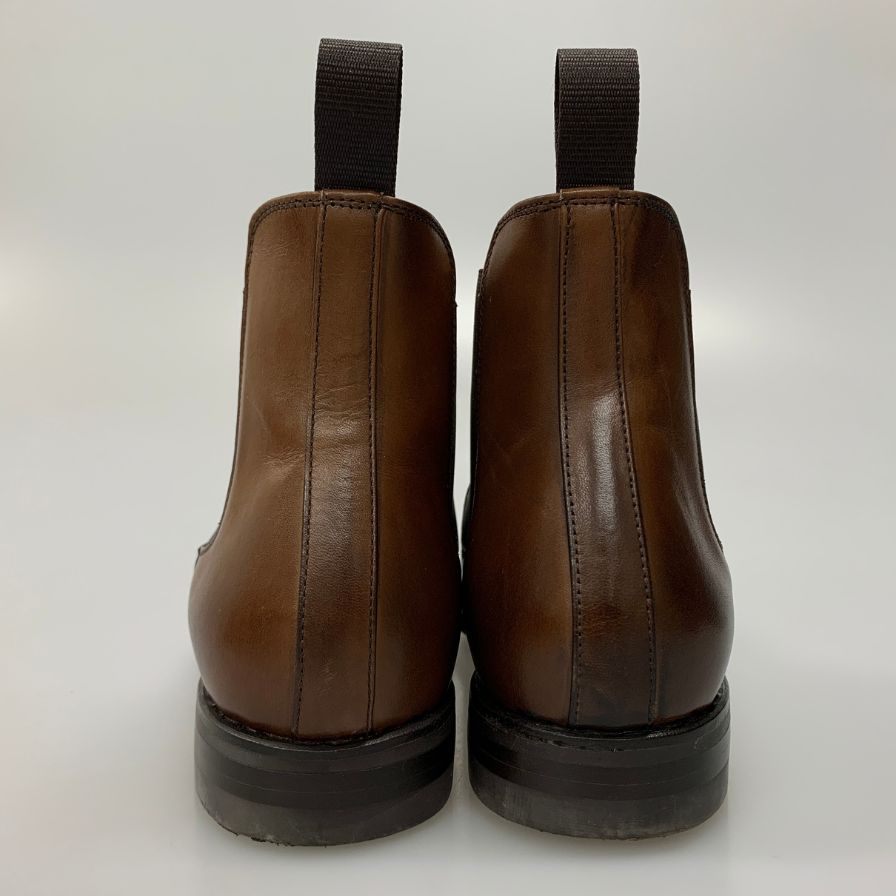 バーウィック サイドゴアブーツ 475 カーフ ブラウン UK6.5 メンズ スペイン製 Berwick ブーツ 約25.0cm【LA】【中古】