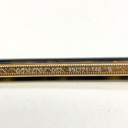 グッチ メガネ GG1127OJ 49□21-145 S べっ甲 ゴールド GUCCI【AFI13】