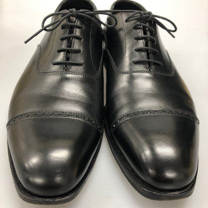 クロケット&ジョーンズ レザーシューズ BELGRAVE ストレートチップ サイズ8.5 メンズ ブラック CROCKETT&JONES ビジネスシューズ 約27.0cm【LA】【中古】