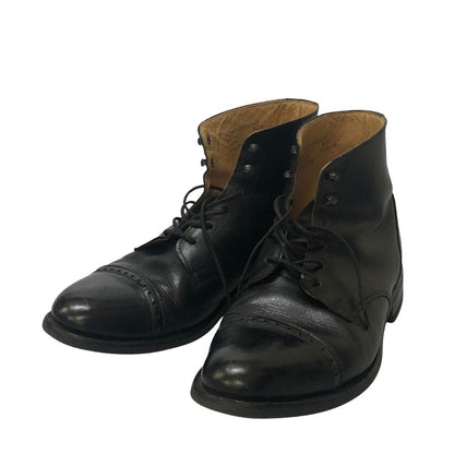 ロイドフットウェア キャップトゥブーツ ブラック サイズ8 メンズ Lloyd Footwear 約26.5cm【AFC33】