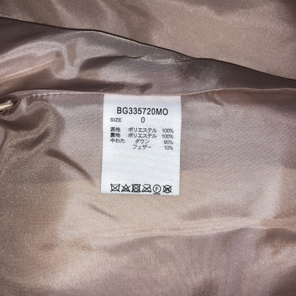 美品◆バンヤードストーム ダウンベスト ピンク系 レディース サイズ0 BARNYARDSTORM 【AFA10】