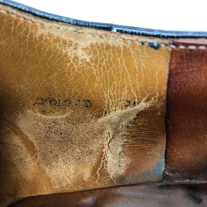 クロケット&ジョーンズ ダラム3 Uチップ カーフ ブラック サイズ 7.5 CROCKETT&JONES 約26.0cm【AFC51】