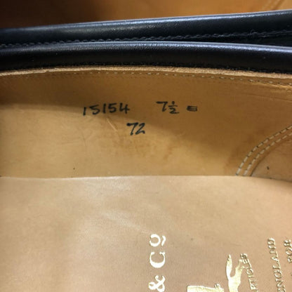 ピール＆コー レザー ローファー ブルックスブラザーズ別注 メンズ サイズ7.5 ブラック PEAL＆Co 約26.0cm【AFD2】