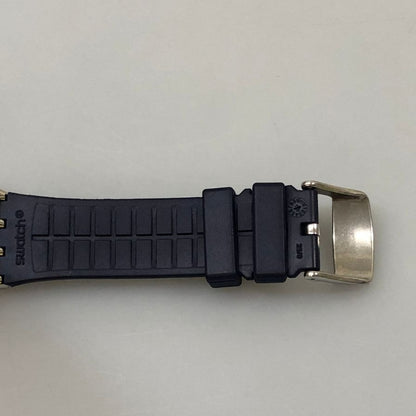 スウォッチ 腕時計 自動巻き オートマチック ラバーバンド 19 JEWELS シルバー系 SWATCH【AFI27】