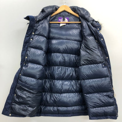 美品◆ノースフェイス ND2557N ダウンジャケット パープルレーベル 光電子 65/35 メンズ ネイビー サイズWM THE NORTH FACE 【AFA21】