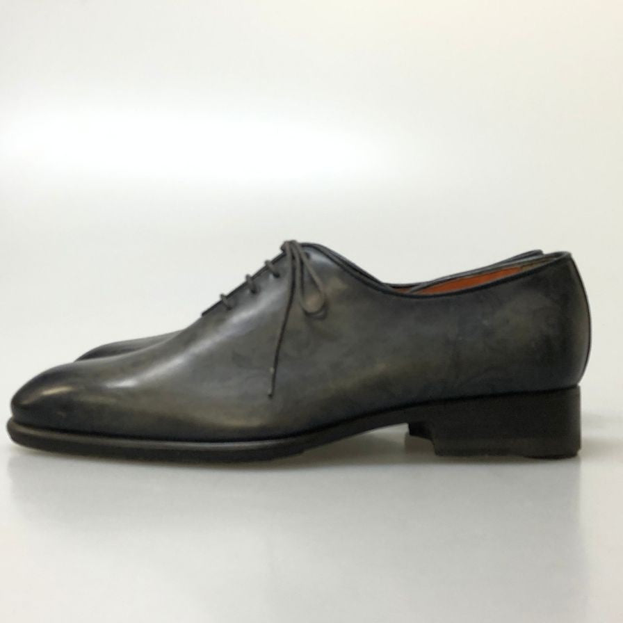 サントーニ  リーフデザイン 14774 61  ドレスシューズ メンズ グレー系 サイズ5.5 Santoni 約24.5cm【AFC44-2】