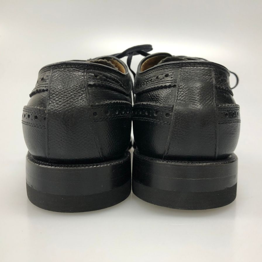 リーガル レザーシューズ ウイングチップ  シボレザー  サイズ24 ブラック REGAL 約24.0cm【AFC46】