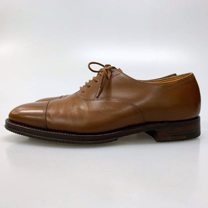 ジョンロブ レザーシューズ シティ ストレートチップ カーフ ブラウン UK6E メンズ JOHN LOBB CITY ビジネスシューズ 約24.5cm【LA】【中古】