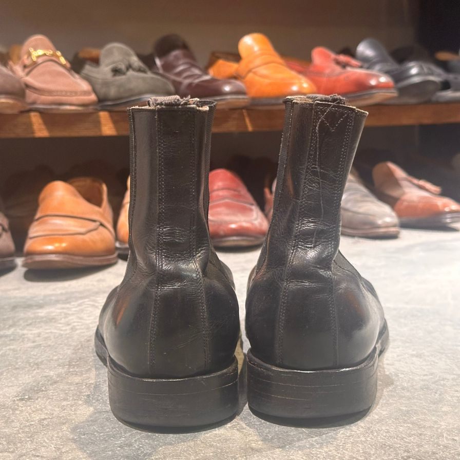 パラブーツ サイドゴアブーツ カーフ ブラック サイズ44 PARABOOT ブーツ 約28.5cm【LA】【中古】