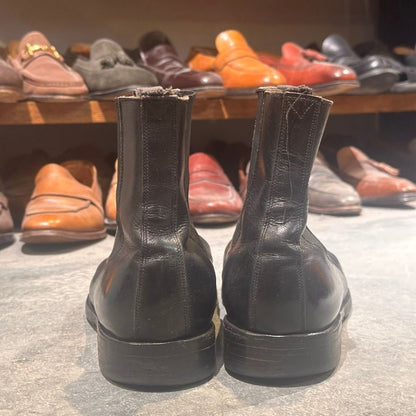 パラブーツ サイドゴアブーツ カーフ ブラック サイズ44 PARABOOT ブーツ 約28.5cm【LA】【中古】