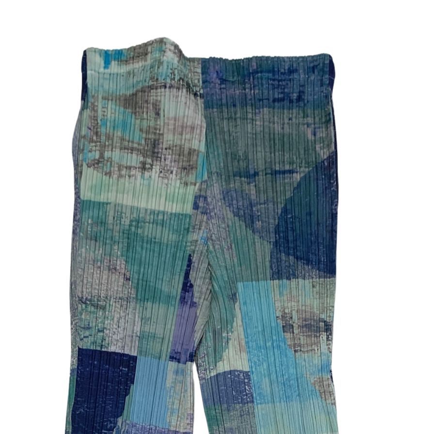 プリーツプリーズ パンツ PP13-JF664 ポリエステル  レディース 総柄 サイズ3  PLEATS PLEASE 【AFB10】