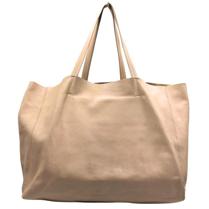 セリーヌ ホリゾンタルカバ レザー トートバッグ ピンク レディース フィービー期 CELINE horizontal cabas【AFE8】