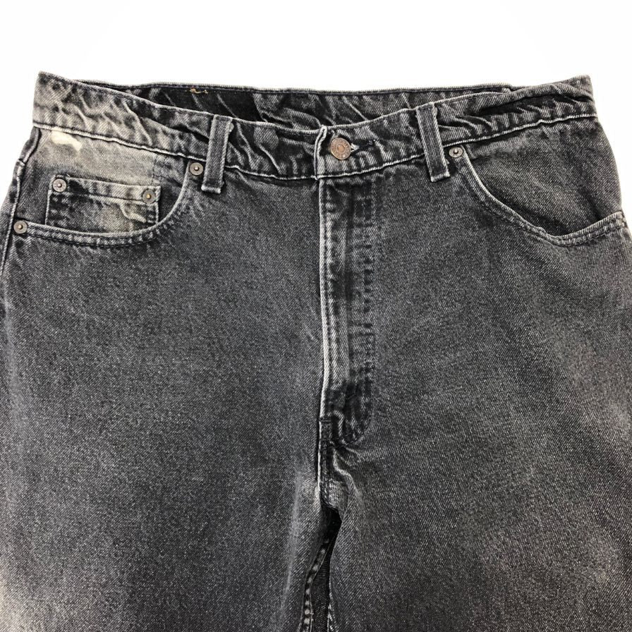リーバイス デニム 550 90S ボタン裏532 USA製 ブラック メンズ W36 L34 LEVI’S 【AFB44】