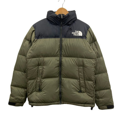 美品◆ザ ノースフェイス ヌプシ ダウンジャケット ND91841 サイズL カーキ THE NORTH FACE 【AFA22】