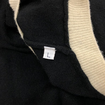 美品◆ブティック モスキーノ セーター トップス レディース サイズL ブラック BOUTIQUE MOSCHINO 【AFB7】