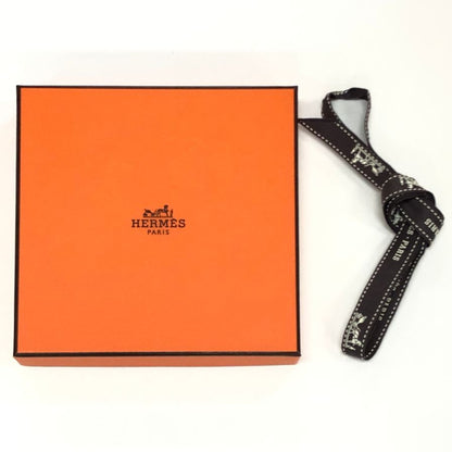 エルメス ハンカチ コットン100% ホワイト レディース HERMES【AFB55】【中古】