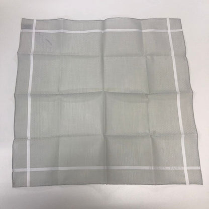エルメス ハンカチ コットン100% レディース グレー系  HERMES【AFI18-2】【中古】
