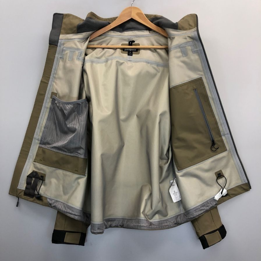 極美品◆パタゴニア リバー ソルト ジャケット 2016年 メンズ サイズM カーキ PATAGONIA RIVER SALT JACKET 【AFA11】