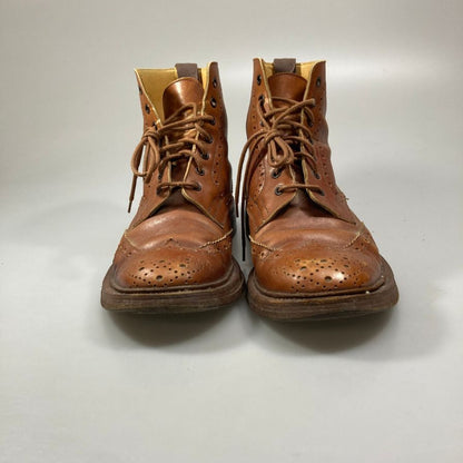 トリッカーズ ウイングチップレザーシューズ S63411 ブラウン系  メンズ サイズ 8.5 Tricker's 約27.0cm【AFC35】