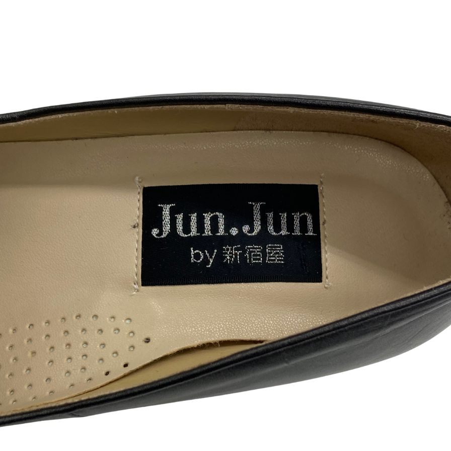 ジュンジュンバイ新宿屋 ハイヒール レザー 6210 グレー サイズ23cm レディース Jun.Jun by shinjukuya 約23.0cm【7-11】
