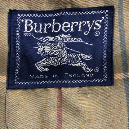 中古■バーバリー バルカラーコート 旧タグ イングランド製 ベージュ メンズ サイズ表記なし Burberry 【AFA1】