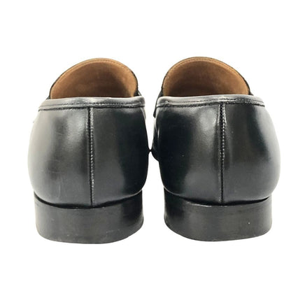 クロケット&ジョーンズ ペニーローファー シドニー カーフ ブラック UK7.5E CROCKETT&JONES SYDNEY ローファー 約26.0cm【LA】【中古】