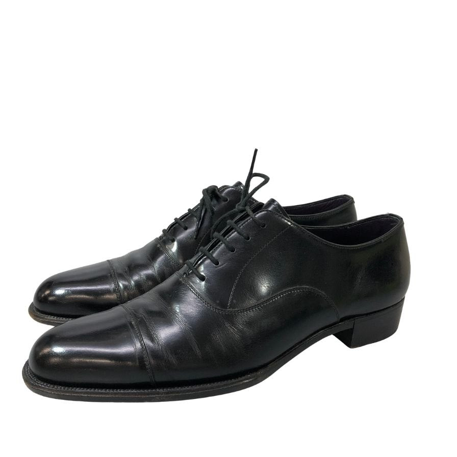 大塚製靴 for ISETAN MEN'S Limited レザーシューズ ストレートチップ メンズ ブラック サイズ25.5 Otsuka 約25.5cm【AFC52】