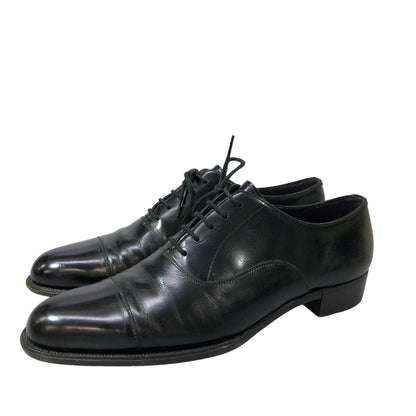 大塚製靴 for ISETAN MEN'S Limited レザーシューズ ストレートチップ メンズ ブラック サイズ25.5 Otsuka 約25.5cm【AFC52】
