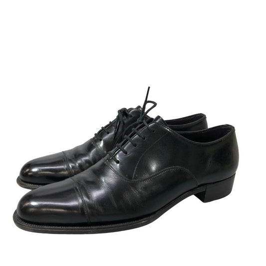 大塚製靴 for ISETAN MEN'S Limited レザーシューズ ストレートチップ メンズ ブラック サイズ25.5 Otsuka 約25.5cm【AFC52】